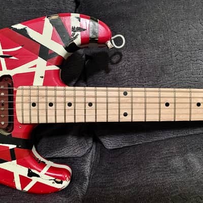 ‘83 FRANKY / FRANKENSTRAT LCG BEAK NECK TRIBUTE GUITAR - 2 WORKING PARIAH PICKUPS, EVH HS CASE/STRAP image 12