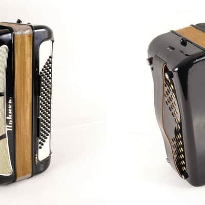 Rare Hohner Lucia III - 96 bass, 8 reg. Top German Piano Accordion+Original Hard Case~MUSETTE SWITCH image 7