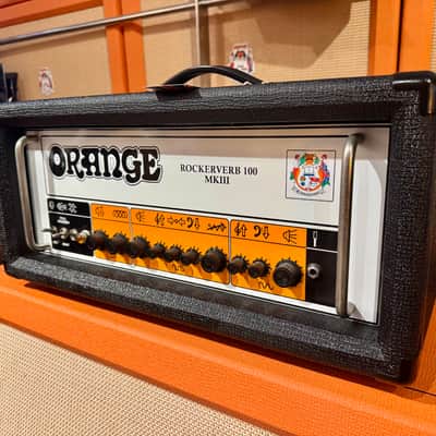 Orange Amplification SUPER STACK ROCKERVERB 100 H & PPC412 Cabinet 4x12” Made in UK image 9