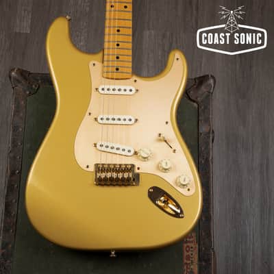 2004 Fender 50th Anniversary Classic 50's Stratocaster Aztec Gold image 5