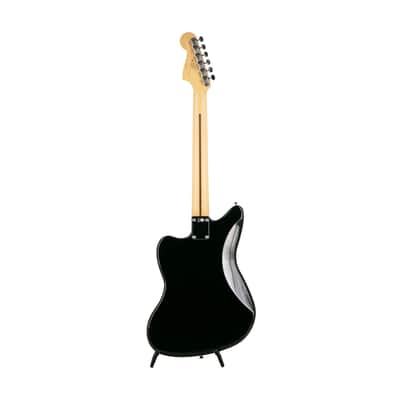Fender Japan Junior Collection Jazzmaster Electric Guitar, Maple FB, Black, JD2201XXXX image 3