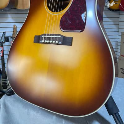 Epiphone Inspired by Gibson J-45 Standard EC Acoustic-Electric Guitar - Honeyburst w/Gig Bag & PLEK*D #390 image 3