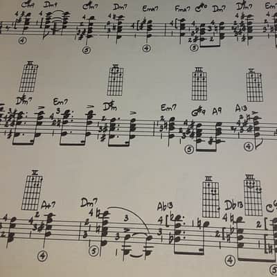 HOWARD ROBERTS - GUITAR MANUAL CHORD MELODY - JAZZ GUITAR BOOK - MUSIC INSTRUCTIONAL image 3
