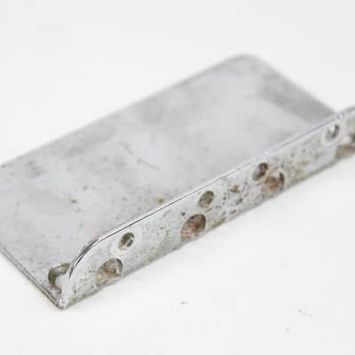 1972 Vintage Fender Precision Bass/Telecaster/Jazz Bass BRIDGE Bare Plate No Saddles 1970s USA image 2