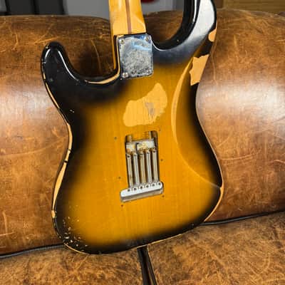 Fender American Vintage ‘57 Reissue Stratocaster 2005 - Sunburst image 8