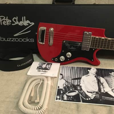 Eastwood Pete Shelley Signature Starway Buzzcocks 2007 Red Only 88 Made #20 image 4