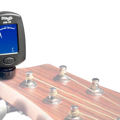 Stagg Clip Tuner Chromatic-BK 2 color backlight image 3