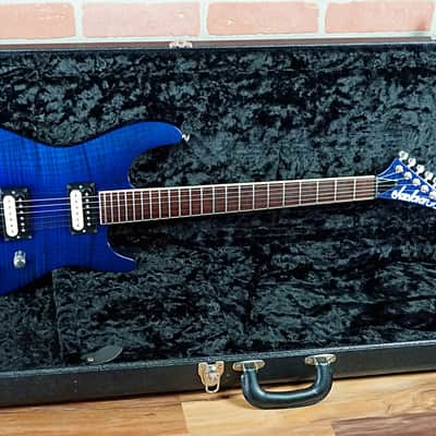 Jackson USA Custom Shop SLS Soloist Flame Maple Top Indy Blue 1997 OHSC image 2