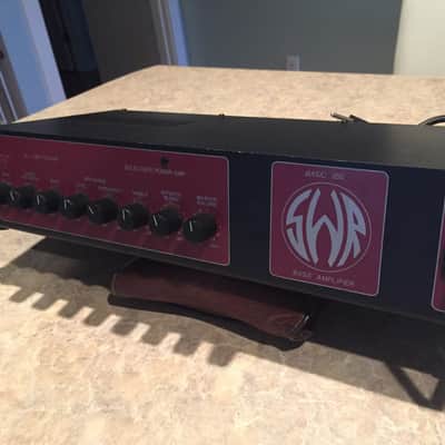 SWR Basic 350 Bass guitar head rare red face version pre-Fender