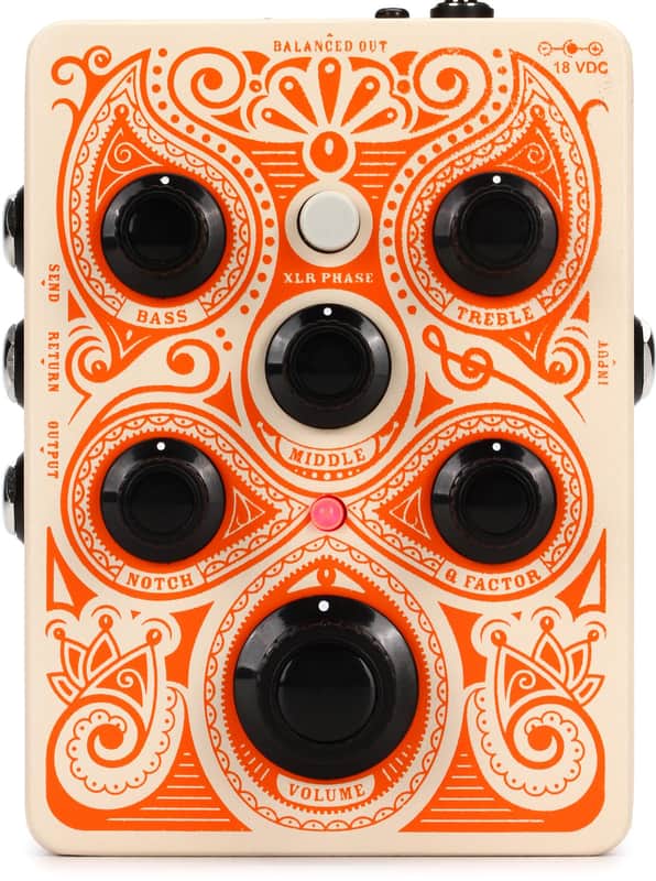Orange Acoustic Guitar Preamp Pedal image 1