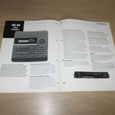 Roland Synthesizer Literature Package (with D-70)  - Brochure/Catalog - Rare image 6