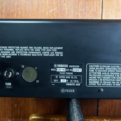 YAMAHA CS-10 CS 10 vintage analog synthesizer w/ case image 9