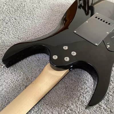 Red Burst HSS Guitar, Maple Neck, Basswood Body image 14