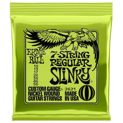 ERNIE BALL 2621 Slinky Nickel 7-String Reg 10-70 Saiten für E-Gitarre image 1