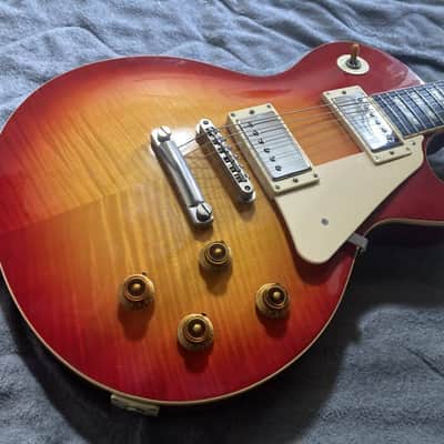 Burny RLG 90 late 80s - Cherry Sunburst image 2