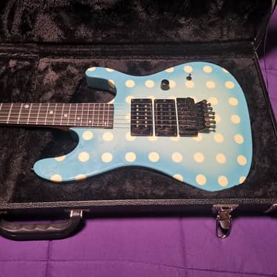 Kramer Nightswan 1987 Polka Dot Blue image 3