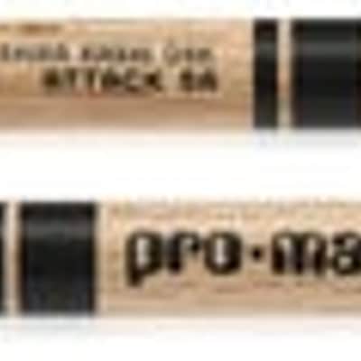 Promark Classic Attack Drumsticks - Shira Kashi Oak - 5A - Wood Tip image 2