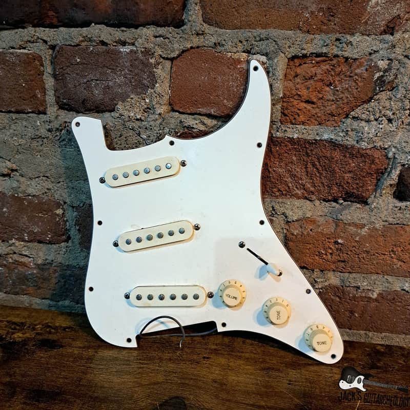Lawsuit Era Loaded S-Style Pickguard (1970s - White) image 1