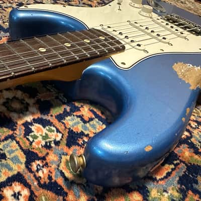 Fender Custom Shop '60 Heavy Relic Stratocaster 2022 Lake Placid Blue image 8