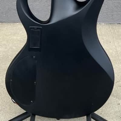 Mint Ibanez BTB625EXBKF Iron Label 5-String Electric Bass Guitar, Flat Black 9lb11oz image 2