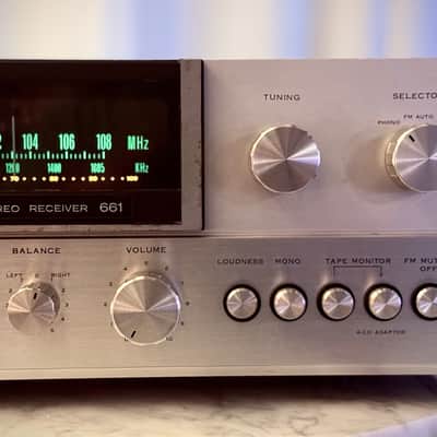 πΆβ¨ Sansui 661 Vintage Stereo Receiver w/ Original Wood Case β Serviced, LED, Cleaned & Tested image 8