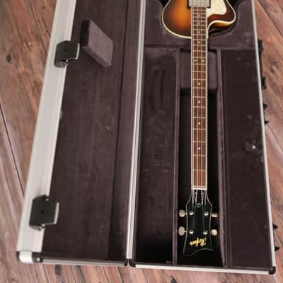 Left Handed Hofner Club Bass 500/2 With Hofner Flight Case AND FREE GIFT!! image 14