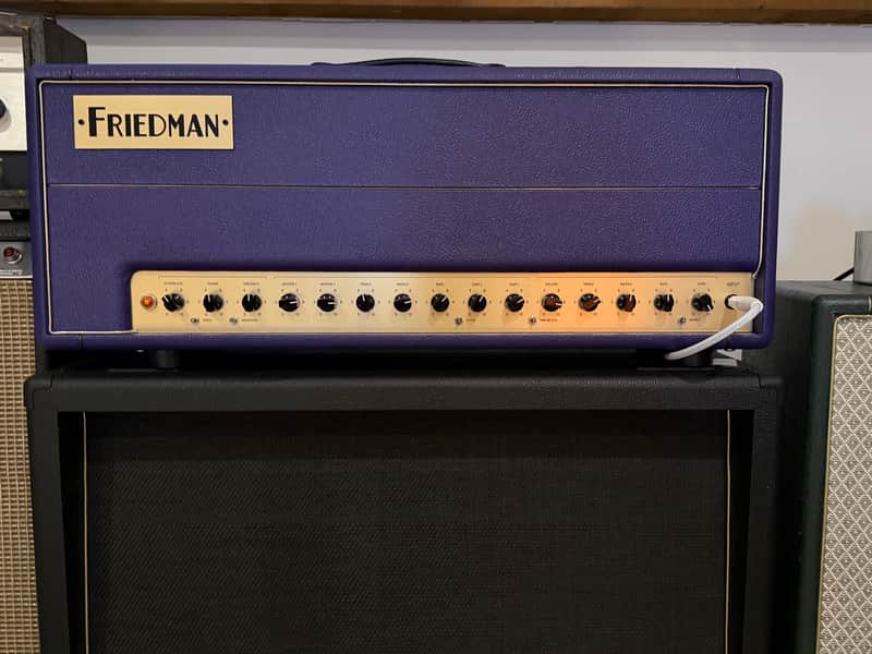 Friedman BE-100 Deluxe 3-Channel 100-Watt Guitar Amp Head Custom Purple Tolex! image 1