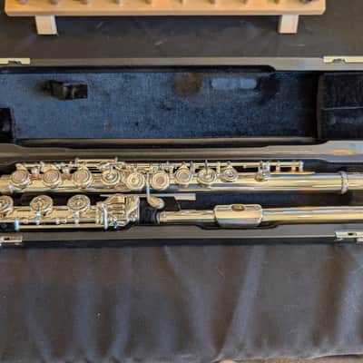 Mio M8 Sterling Silver B Foot Open Hole Professional Flute image 2