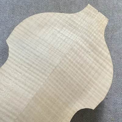 Unfinished Semi Hollow Violin Bass Body DIY Project image 7