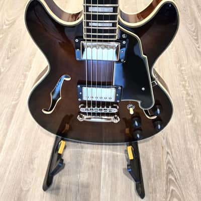 D'Angelico Premier DC Mini 2025 - Brown Burst (+ extras) image 3