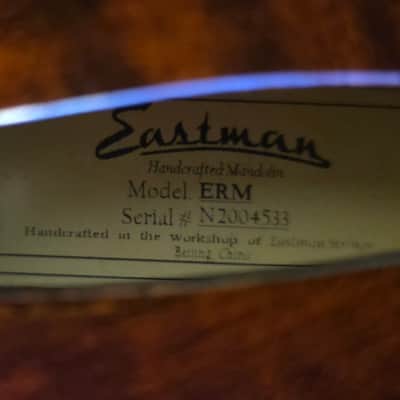 Pre-owned Eastman ERM El Rey Acoustic/Electric Mandolin w/case image 7