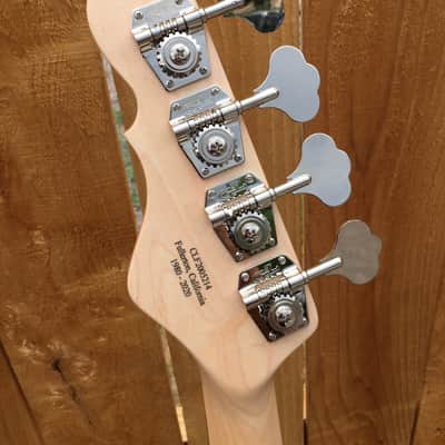 2020 G&L USA LB-100 || Blue Metal Flake ||  4-String Bass w/ Tolex Case image 6