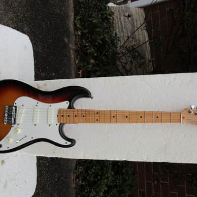 Fender  Squier Bullet Guitar, 1983-1984, Japan,  Sunburst, 3 Pickup, Gig Bag image 8