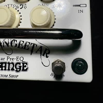 Orange Bax Bangeetar Guitar Pre-EQ Pedal 2010s - White image 3