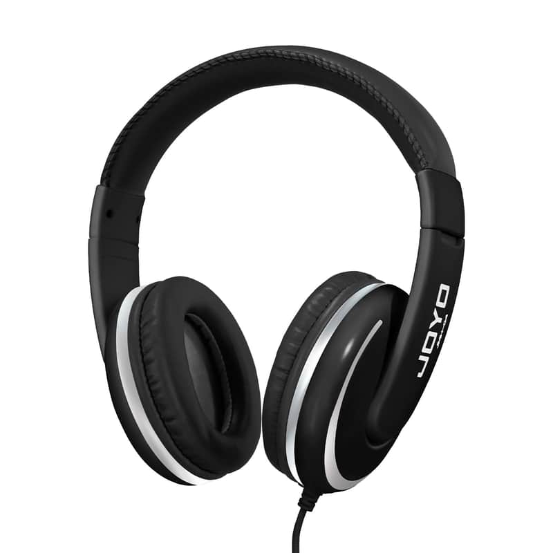 JOYO JMH-04 Over Ear Headphones Wired Studio Headphones with 1/4 to 3.5mm Jack for Guitar Amplifier Keyboard Recording Podcast DJ Laptop Computer image 1
