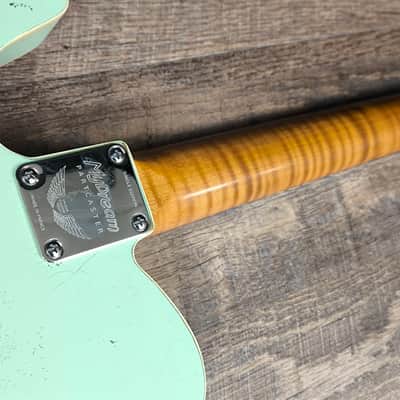 MyDream Partcaster Custom Built - Heavy Relic Surf Green Roasted Five Two image 9