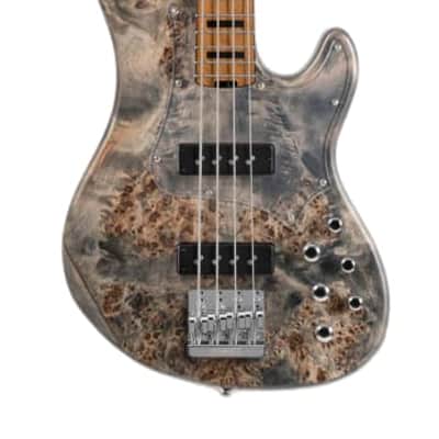 Cort GB-MODERN 4-String OPCG Electric Bass w/case Open Pore Black / Charcoal Grey image 8