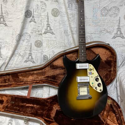 Super Rare 1965 Micro-Frets Signature In Sunburst Finish Special Ordered "Nashville" Custom Headstock image 1