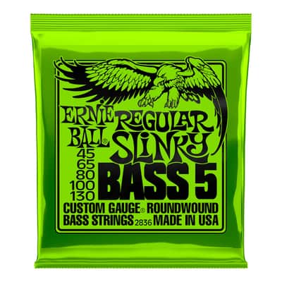 Ernie Ball Regular Slinky Nickel Wound Bass 5-Strings (45-130) image 3
