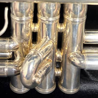 Yamaha Xeno Trumpet, Silver Finish, Gold Brass Bell, Model YTR8335G image 7