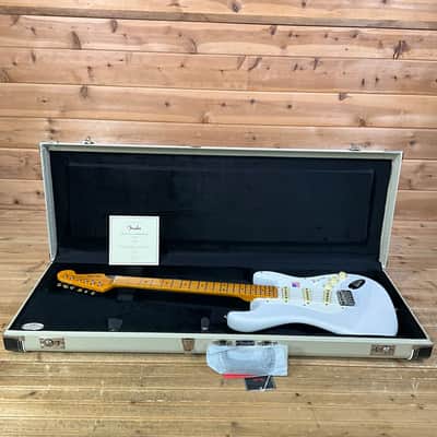Fender Eric Johnson Stratocaster Electric Guitar - White Blonde image 7