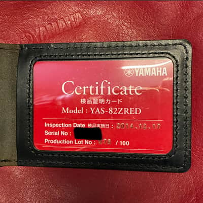 Yamaha YAS-82Z RED Alto Saxophone Rare model image 18