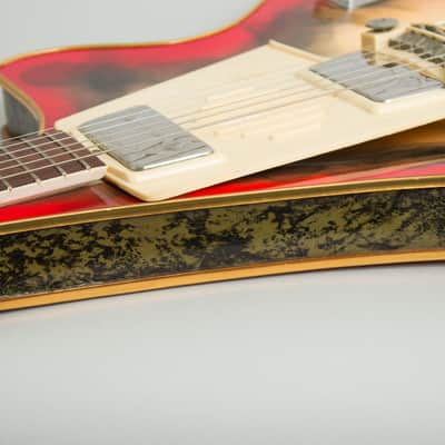 Immagine Wandre Selene II Semi-Hollow Body Electric Guitar (1962), black hard shell case. - 15