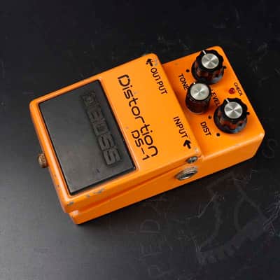 Boss DS-1 Distortion (Black Label, Long Dash) Silver Screw Made in Japan image 2