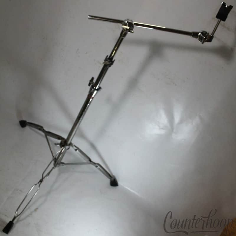*Tama Boom Arm Cymbal Stand Vintage 80s Japan Double-Braced Tripod +Rogers Tube* image 1
