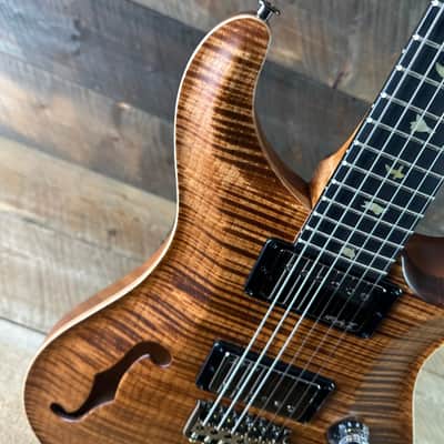 PRS Wood Library Custom 24 Fatback Semi-Hollow! - Copperhead 425090 image 3