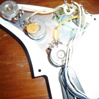 Fender 1982 57 reissue Complete pickguard (Grey Bottom Pickups) RARE 1982 image 7