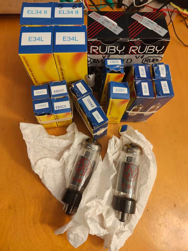 JJ Electronic Various pairs of EL34 and 12AX7/5751 image 1