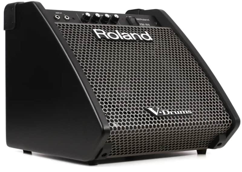 Roland PM-100 80-Watt Personal Drum Amplifier for V-Drums 2012 - Present - Black image 1