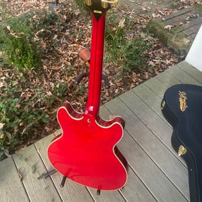 D'Angelico Excel DC Double Cutaway 2025 - Trans Cherry image 5